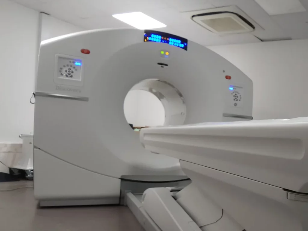 Anneau du TEP-Scan du service de médecine isotopique du Centre Hospitalier de Polynésie française